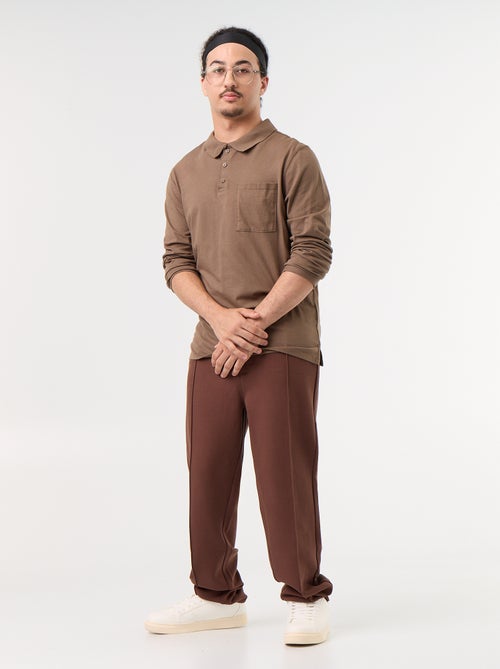 Polo a maniche lunghe - collezione facile da indossare - Kiabi Polo a maniche lunghe - collezione facile da indossare - Kiabi