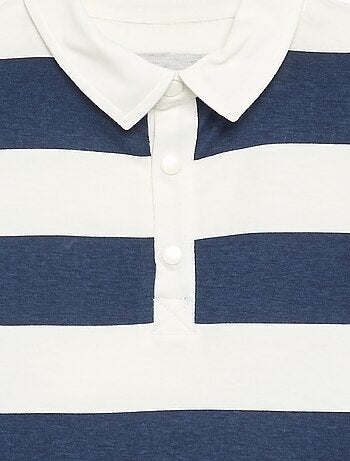 Polo a maniche lunghe a righe - collezione facile da indossare