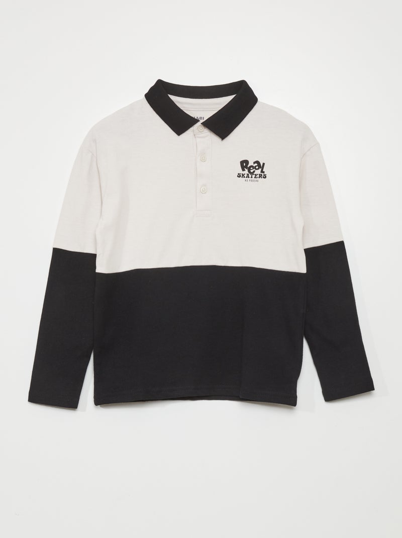 Polo a maniche lunghe BIANCO - Kiabi