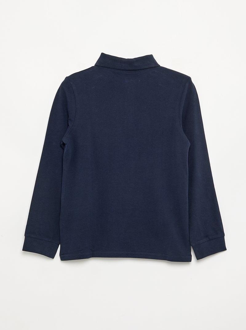 Polo a maniche lunghe Blu - Kiabi