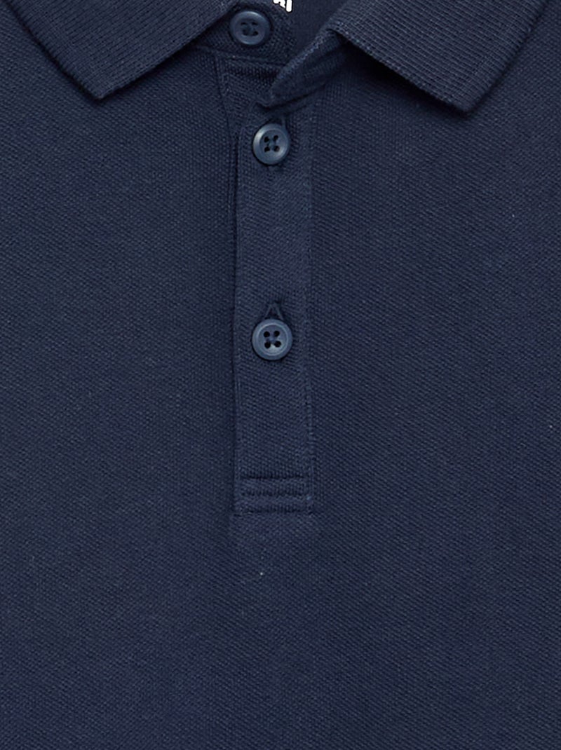 Polo a maniche lunghe Blu - Kiabi