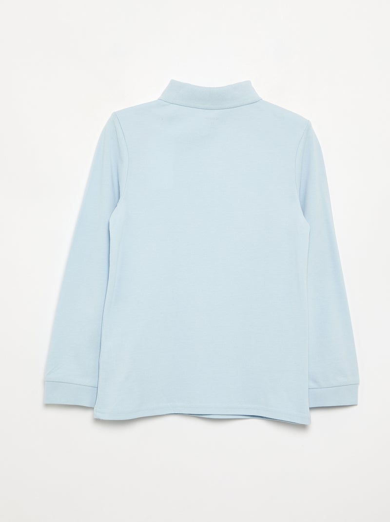 Polo a maniche lunghe Blu - Kiabi