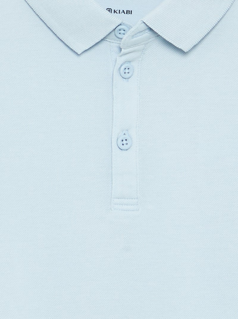 Polo a maniche lunghe Blu - Kiabi