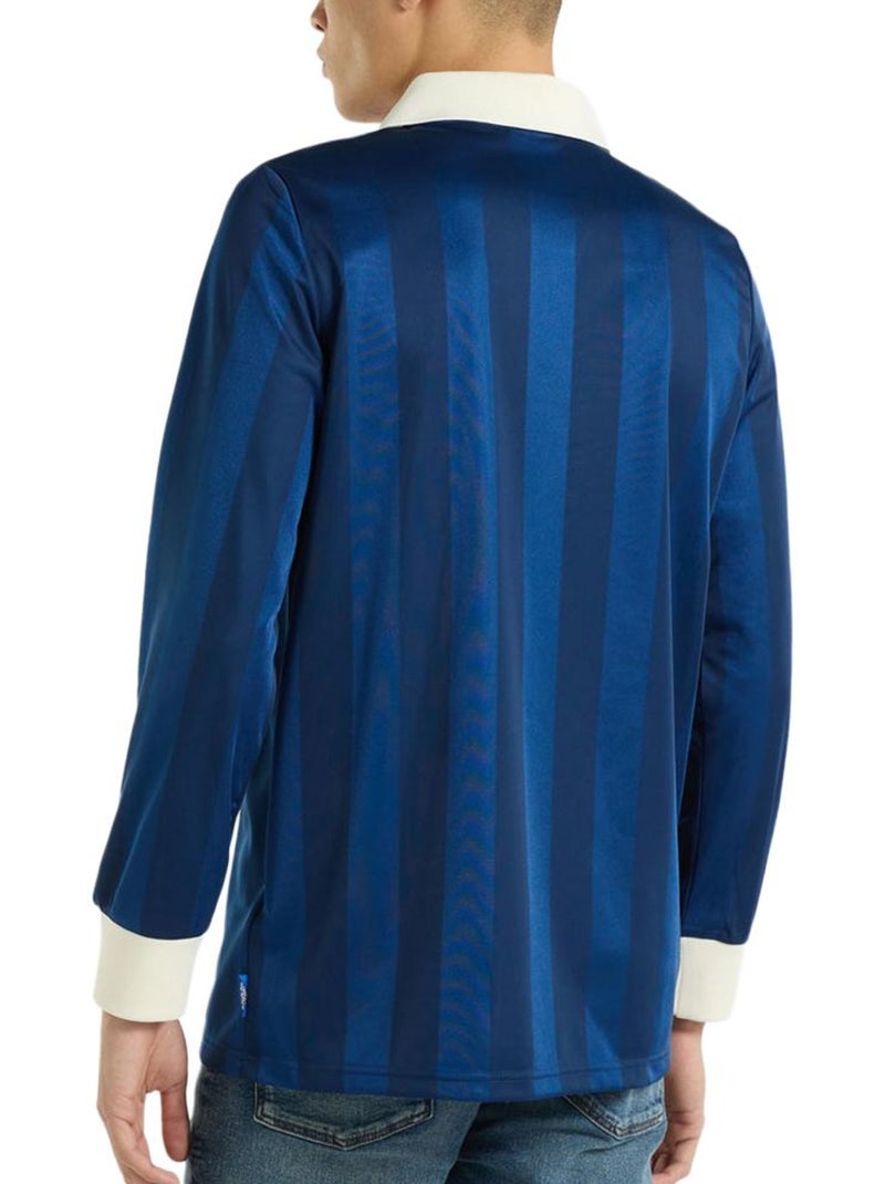 Polo a Maniche Lunghe da Uomo Umbro Calcio Estate Blu - Kiabi