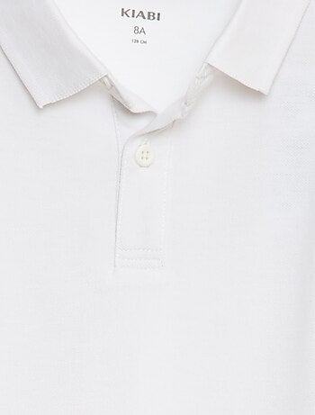 Polo a maniche lunghe in maglia piqué