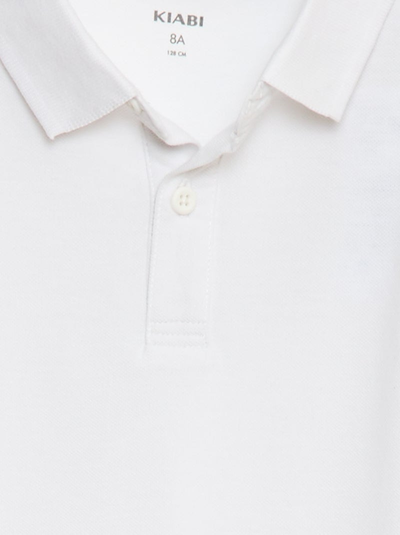 Camicia Slim Fit In Piqué Di Cotone - Foto 12