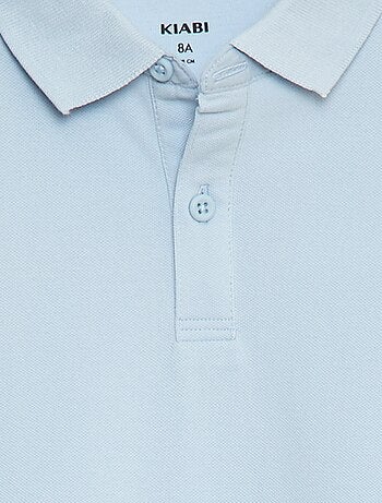 Polo a maniche lunghe in maglia piqué