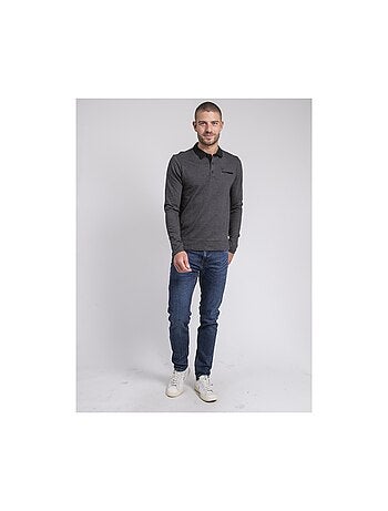 Polo a maniche lunghe pur coton PAGNY