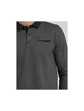Polo a maniche lunghe pur coton PAGNY