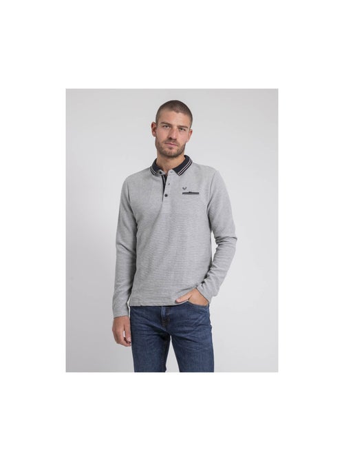 Polo a maniche lunghe pur coton POMEDUSE - Kiabi Polo a maniche lunghe pur coton POMEDUSE - Kiabi