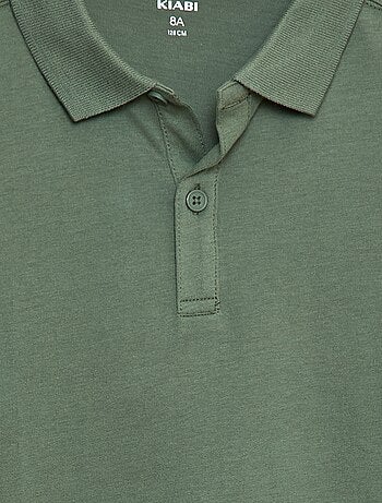 Polo à maniche lunghe tinta unita