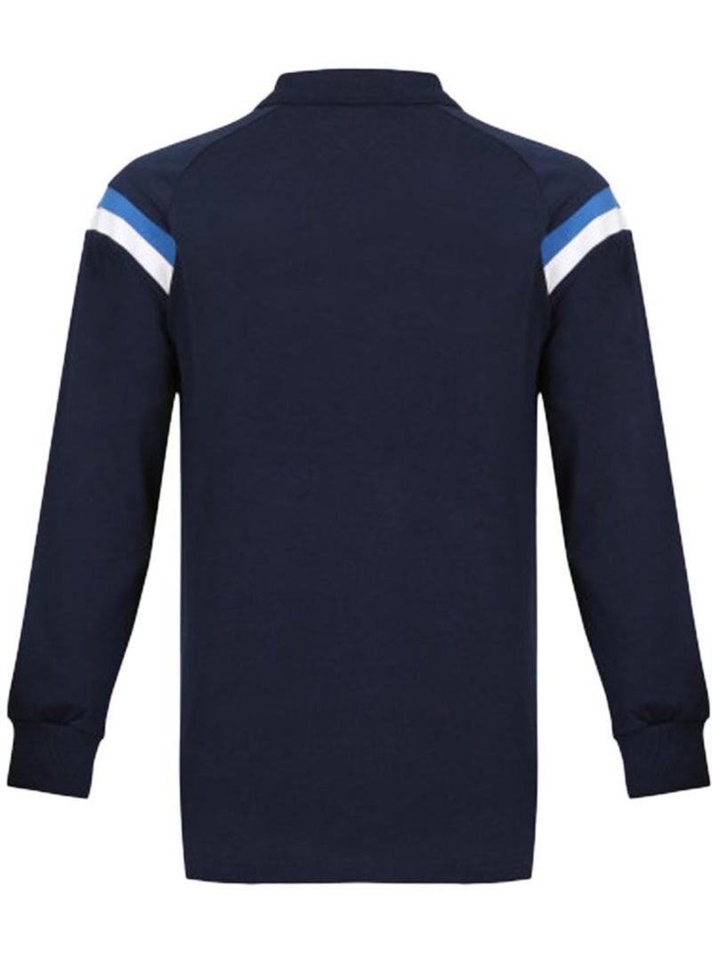 Polo a Maniche Lunghe Umbro da Uomo Blu marino - Kiabi