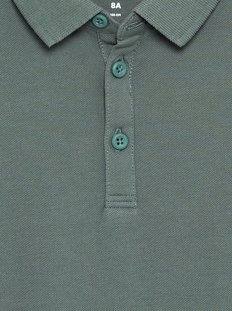 Polo a maniche lunghe Verde - Kiabi