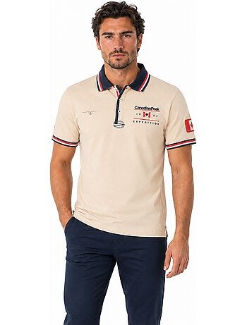 Polo a righe a contrasto konbustybleak – canadian peak