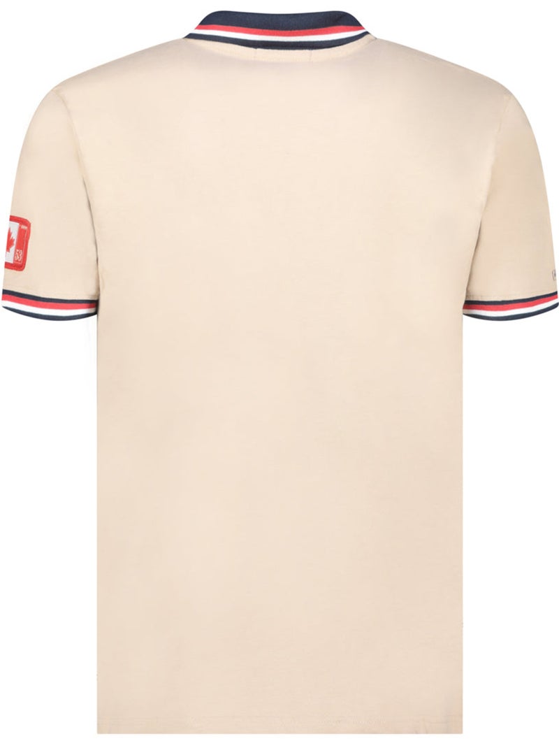 Polo a righe a contrasto konbustybleak – canadian peak Beige - Kiabi