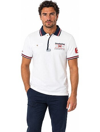 Polo a righe a contrasto konbustybleak – canadian peak