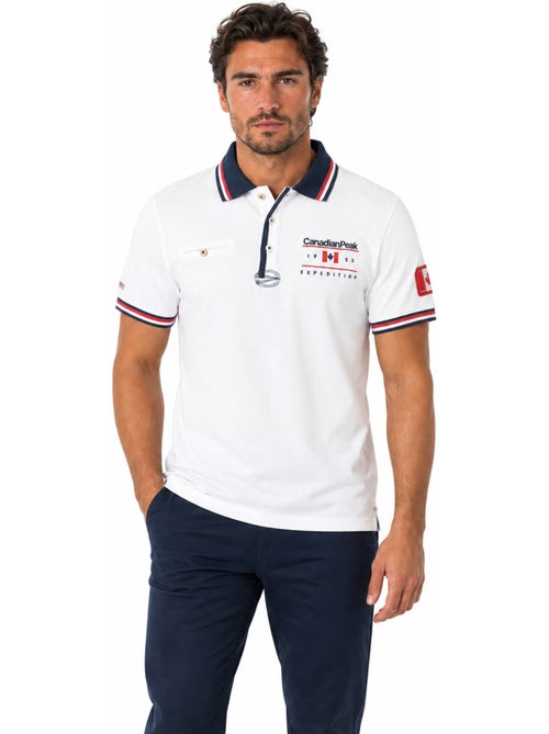 Polo a righe a contrasto konbustybleak – canadian peak - Kiabi
