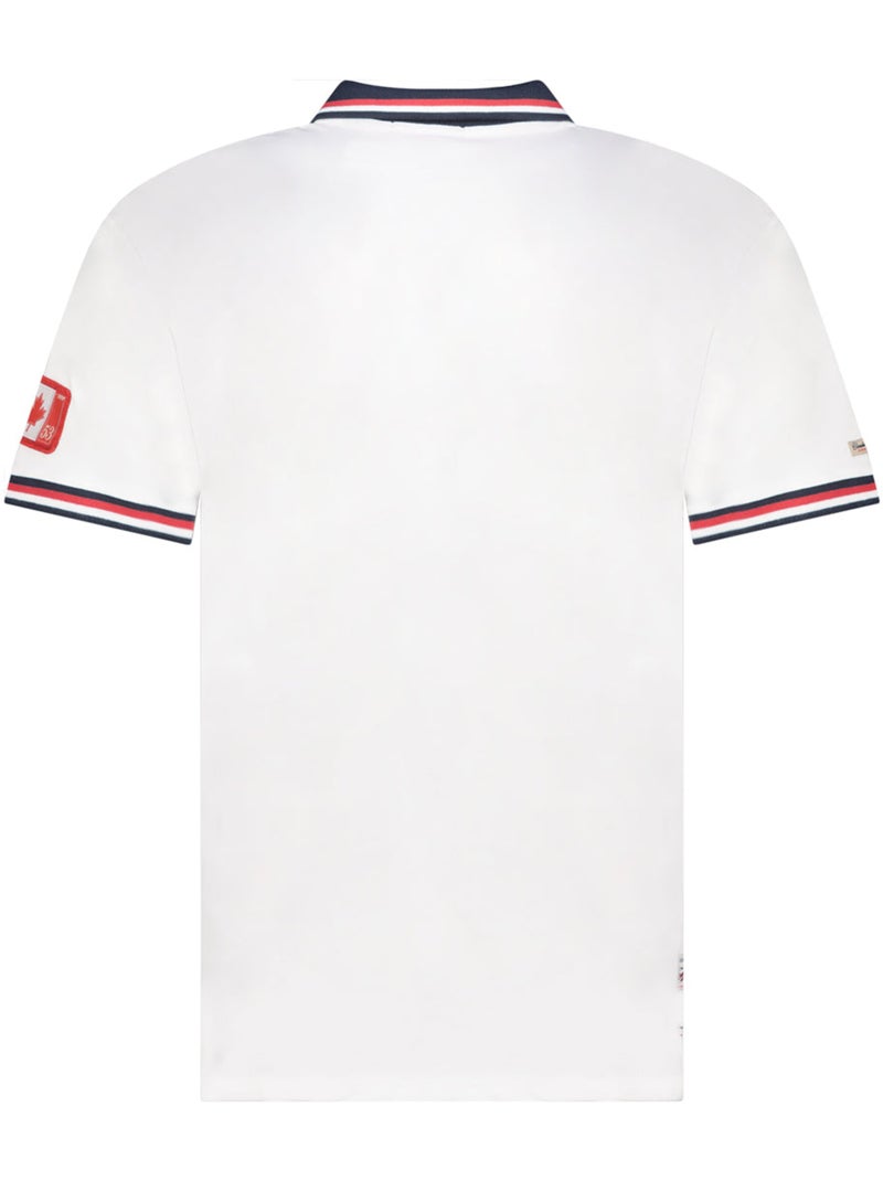 Polo a righe a contrasto konbustybleak – canadian peak Bianco - Kiabi