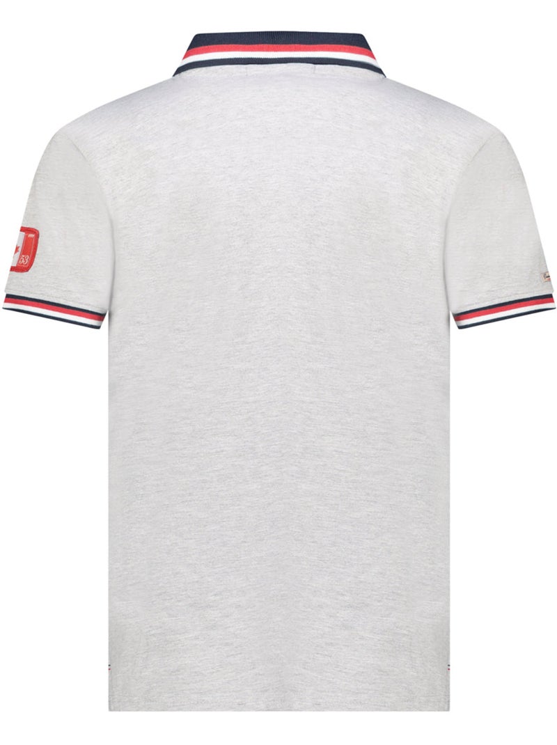 Polo a righe a contrasto konbustybleak – canadian peak Grigio chiaro - Kiabi