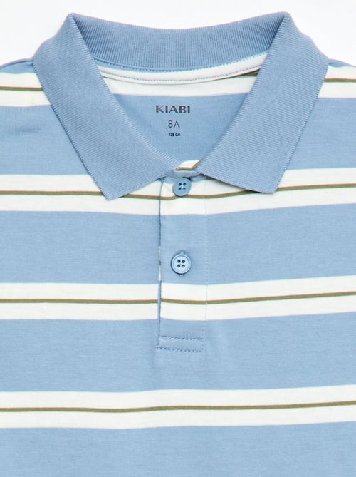 Polo a righe a maniche corte - Kiabi