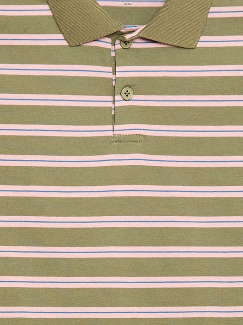 Polo a righe a maniche corte - Kiabi