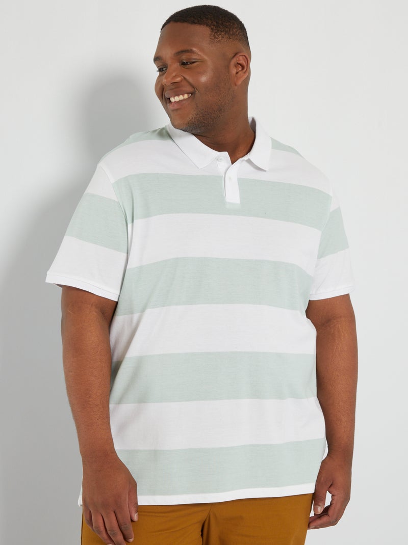 Polo a righe blu - Kiabi