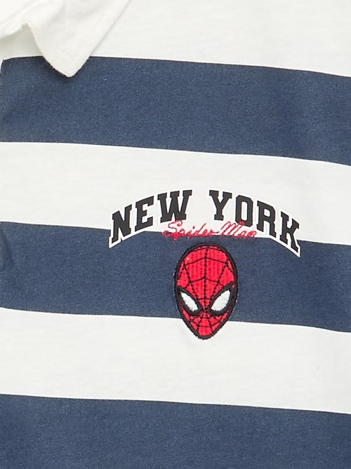 Polo a righe 'Marvel' 'Spider-man' a maniche corte - Kiabi