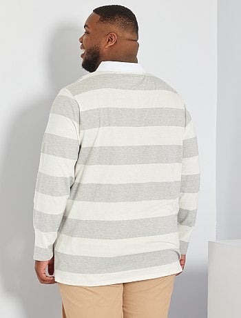 Saldi Polo maniche lunghe taglie forti uomo - Moda - Kiabi