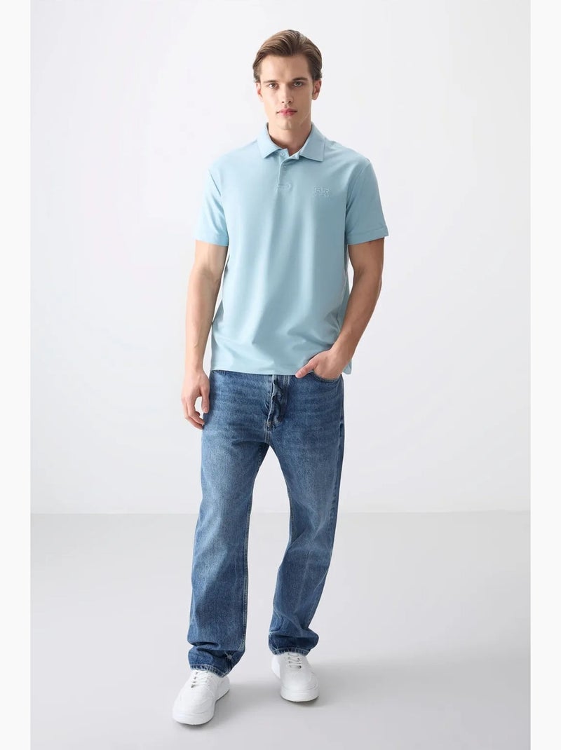 Polo ampio tommy Blu cielo - Kiabi