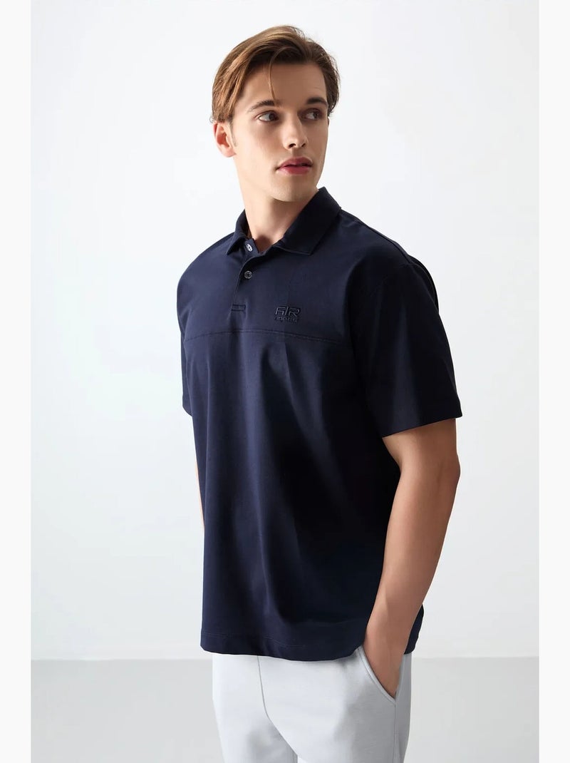 Polo ampio tommy Blu marino - Kiabi
