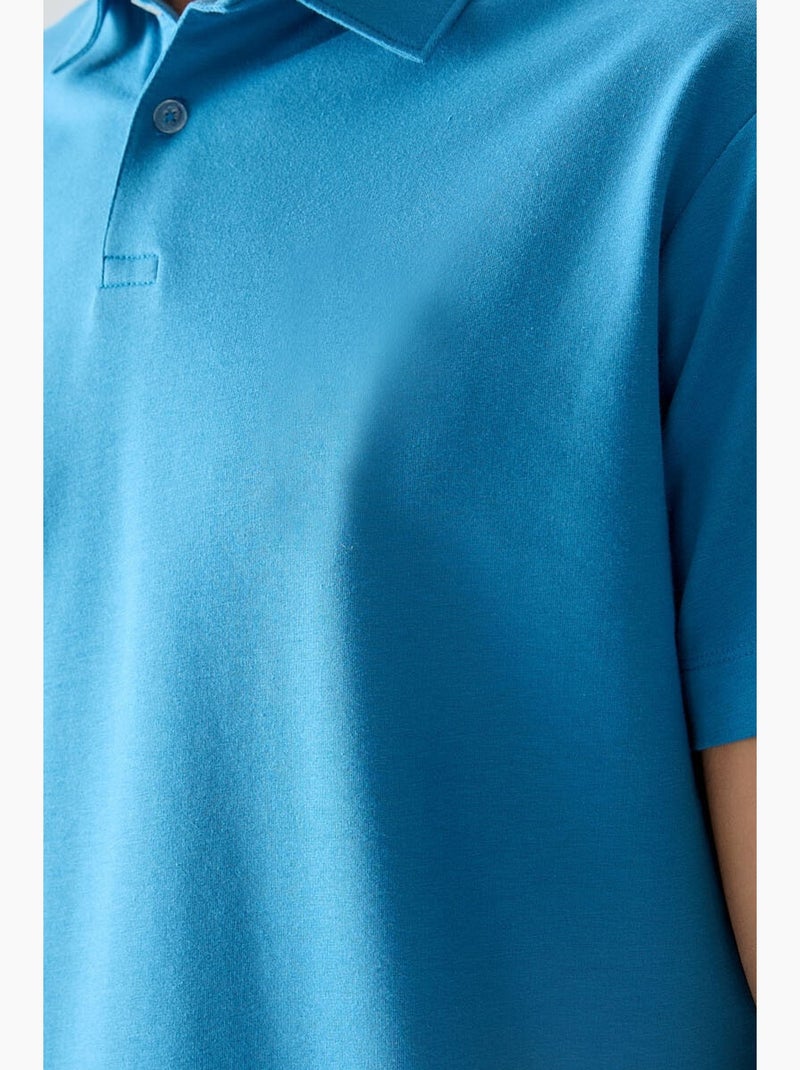 Polo ampio tommy Blu - Kiabi