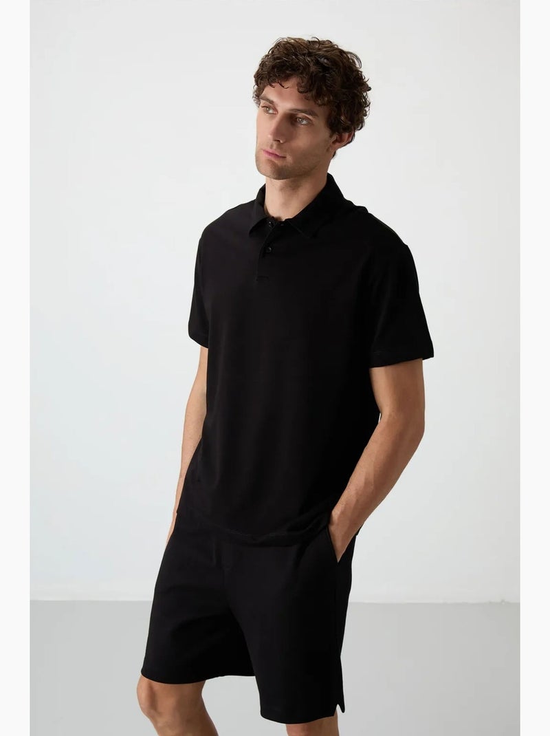 Polo ampio tommy Nero - Kiabi