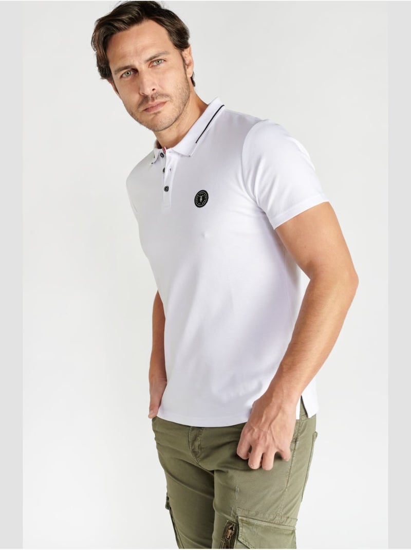 Polo aron 'le temps des cerises' Bianco - Kiabi