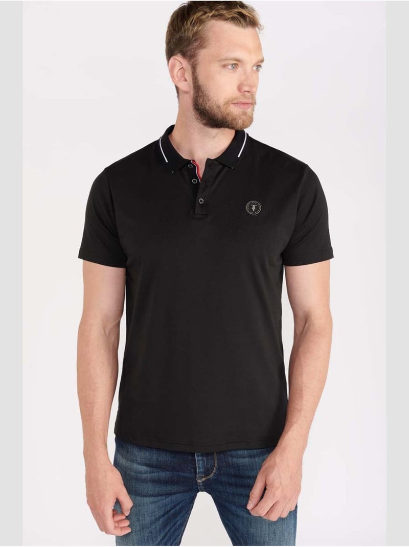 Polo aron 'le temps des cerises' Nero - Kiabi