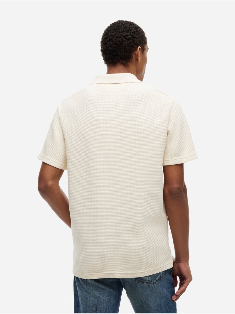 Polo collo rotondo - Tommy jeans Bianco - Kiabi