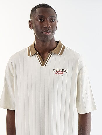 Polo comfort fit a maniche corte