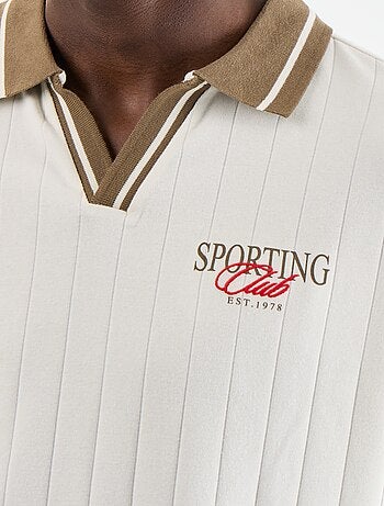 Polo comfort fit a maniche corte