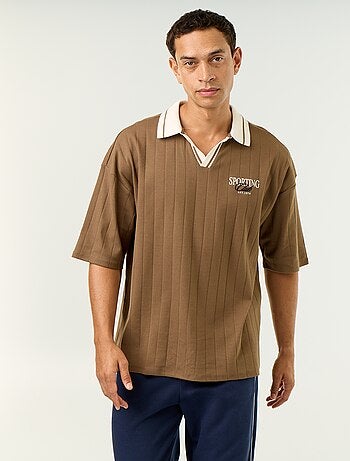 Polo comfort fit a maniche corte
