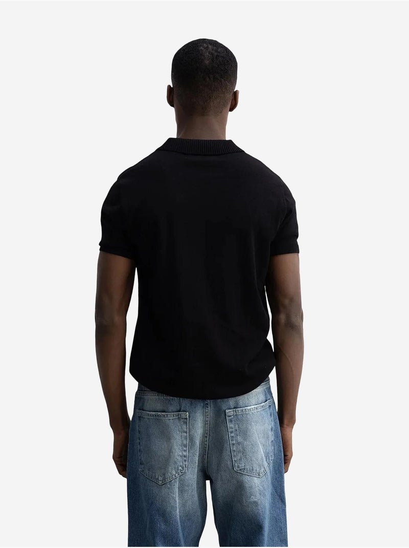 Polo comfort fit giesto Nero - Kiabi
