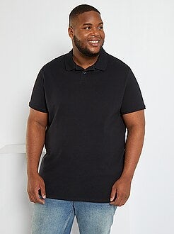 Taglie forti Uomo - Polo comfort piqué di cotone - Kiabi