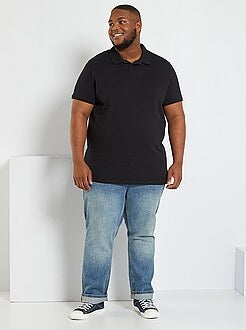 Taglie forti Uomo - Polo comfort piqué di cotone - Kiabi