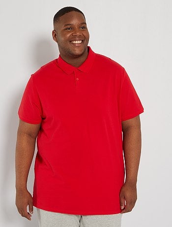 Saldi polo 3xl, 4xl, 5xl ,6xl - moda Taglie forti Uomo | rosso | Kiabi