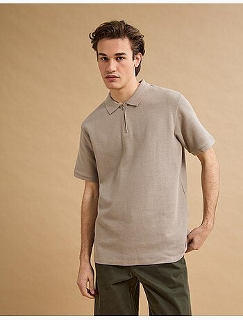 Polo con cerniera, MO Fashion