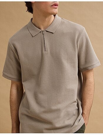 Polo con cerniera, MO Fashion