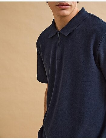 Polo con cerniera, MO Fashion