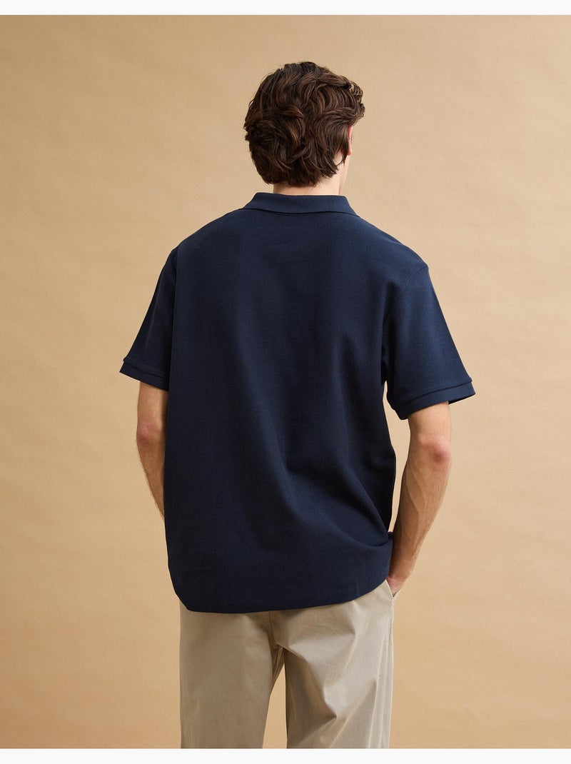 Polo con cerniera, MO Fashion Blu - Kiabi