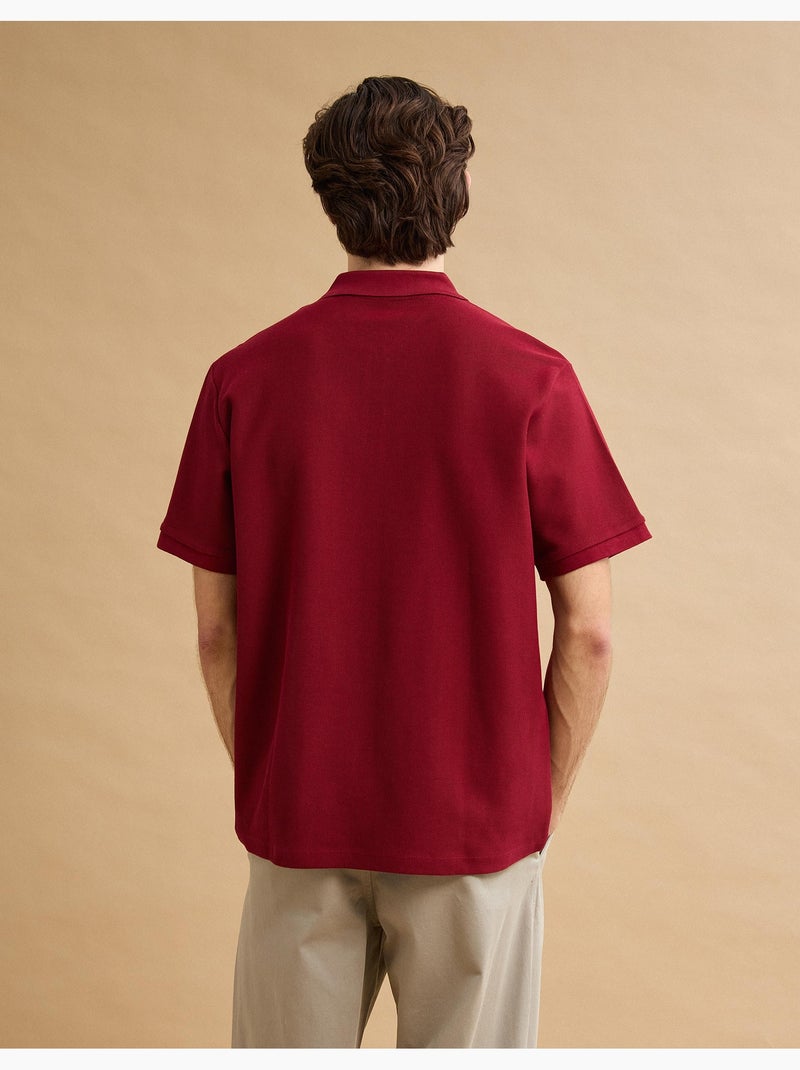 Polo con cerniera, MO Fashion Rosso - Kiabi