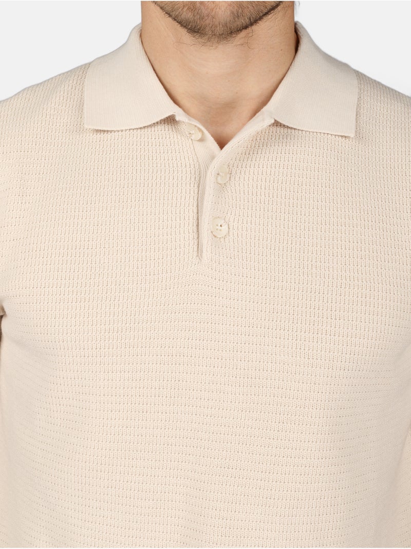 Polo con colletto abbottonato - Kenzarro Bianco - Kiabi