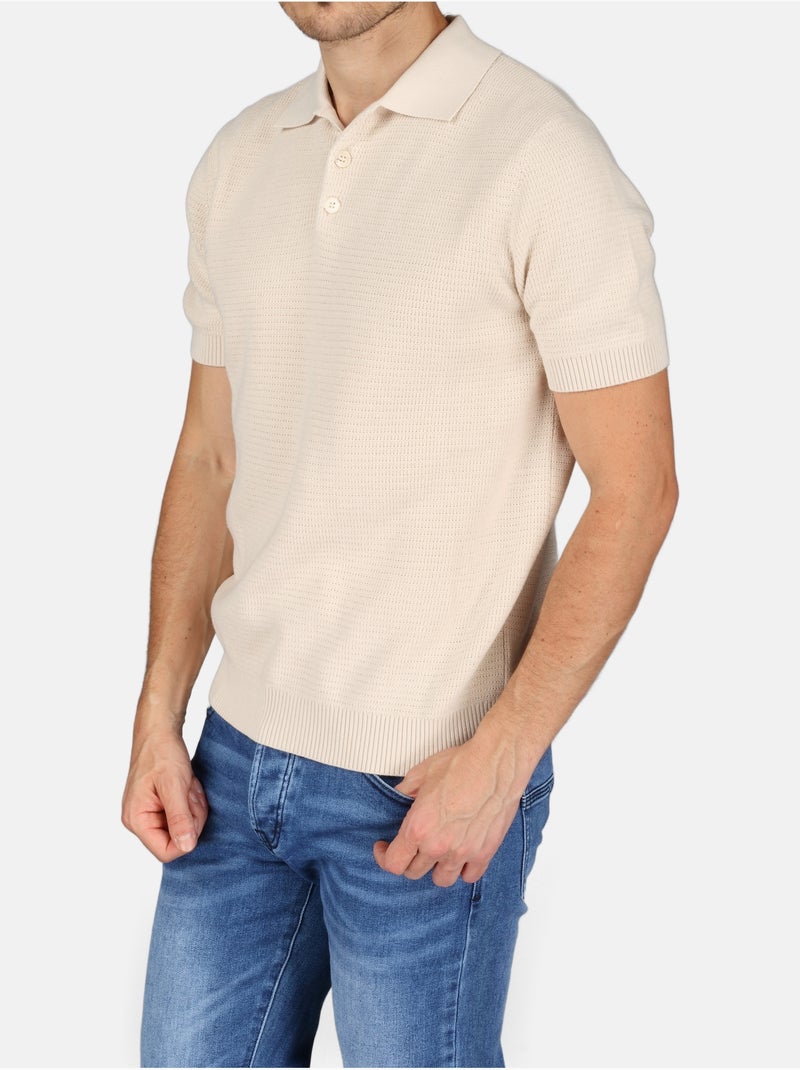 Polo con colletto abbottonato - Kenzarro Bianco - Kiabi