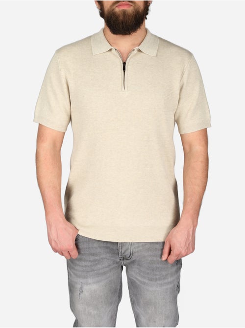 Polo con colletto con cerniera - Frilivin - Kiabi Polo con colletto con cerniera - Frilivin - Kiabi
